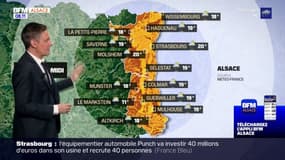 Météo Alsace: un temps très perturbé ce samedi, jusqu'à 19°C à Colmar et 20°C à Strasbourg