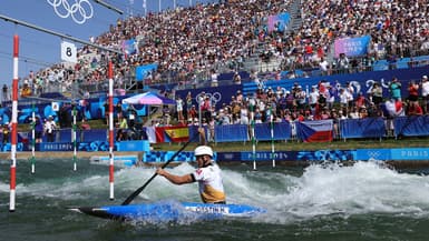 Nicolas Gestin aux Jeux olympiques 2024, le 29 juillet 2024 à Vaires-sur-Marne