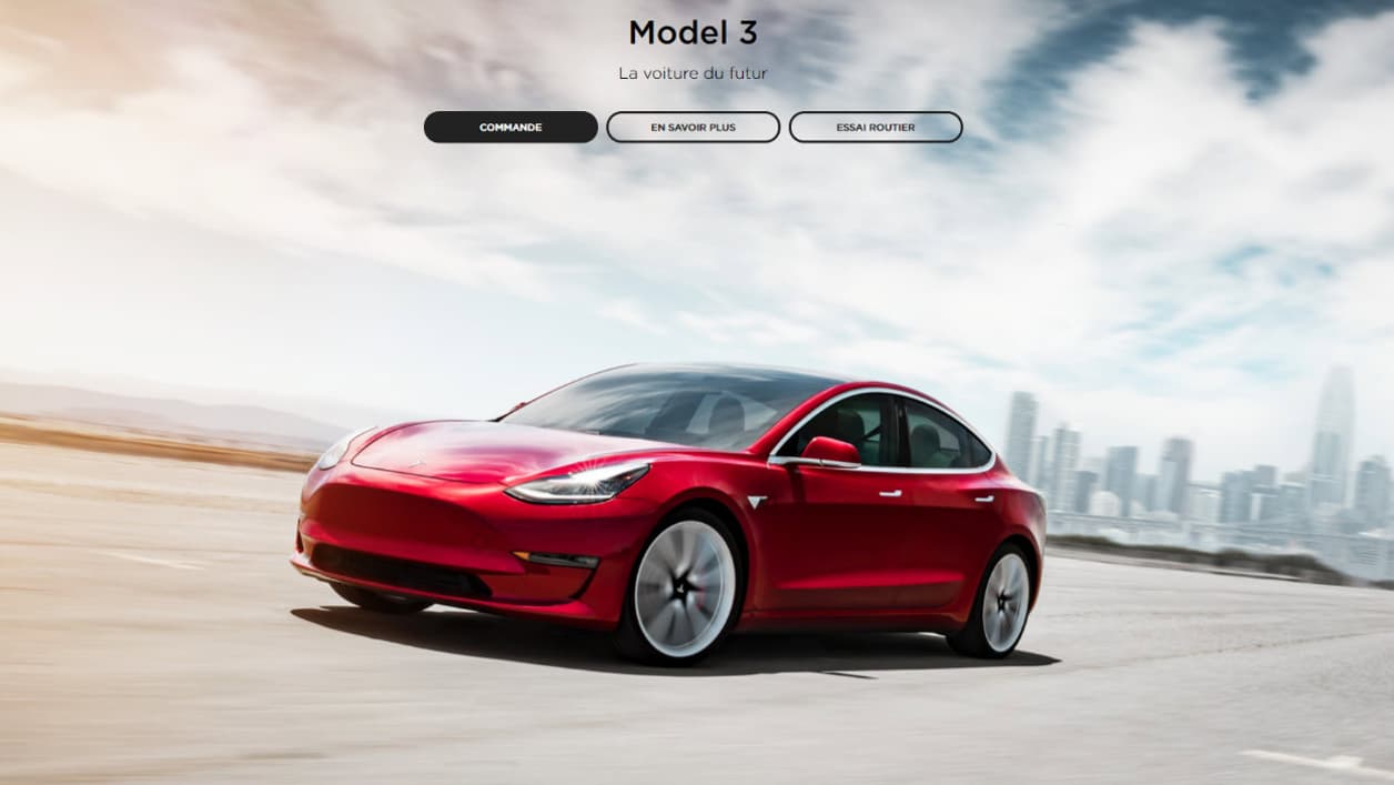 La version canadienne en français du site officiel de Tesla La version canadienne en français du site officiel de Tesla