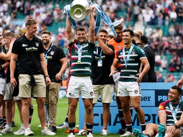 Le sacre des Leicester Tigers en Premiership, le 18 juin 2022