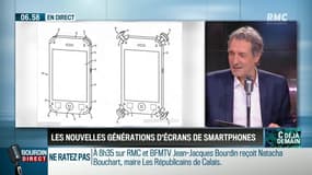 Les nouvelles générations d'écrans de smartphones