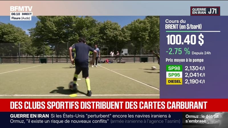 Des clubs sportifs proposent des cartes carburants afin d'aider les familles dans leurs déplacements pour les matchs de leurs enfants
