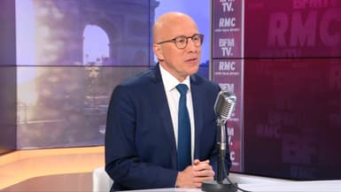 Éric Ciotti, invité de BFMTV-RMC ce jeudi matin.