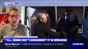 Allain Bertu (CGT): "Des effets de communication entre Élisabeth Borne et Emmanuel Macron"