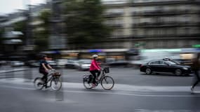 Des cyclistes dans Paris en septembre 2019