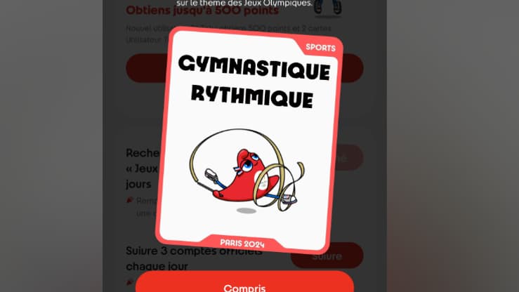 une des cartes à collectionner.