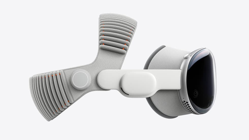 Apple promet un meilleur confort avec le nouveau bandeau tissé à double sangle. Apple promet un meilleur confort avec le nouveau bandeau tissé à double sangle.