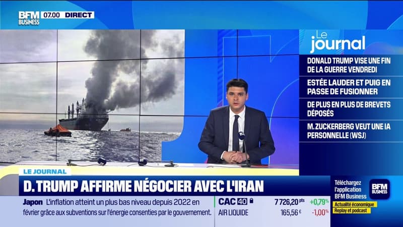 Donal Trump affirme négocier avec l'Iran