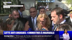 Quatre ministres se sont déplacés à Marseille pour présenter le plan de lutte contre le trafic de drogue du gouvernement 