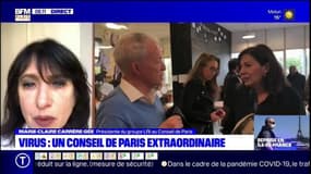 "Madame Hidalgo a toujours eu trois temps de retard sur le virus, elle n'a pas protégé les Parisiens", estime Marie-Claire Carrère-Gée, présidente du groupe LRI au Conseil de Paris, dont une session extraordinaire se tient ce lundi.