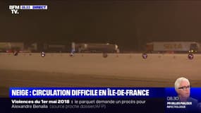 Neige: circulation difficile en Ile-de-France