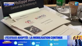 Écotaxe en Alsace: la mobilisation continue pour les opposants 
