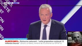 " Nous devrions avoir en 2023 une augmentation moyenne  de 5% des salaires ", Bruno Le Maire - 03/09