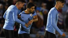 La joie de Suarez et des Uruguayens