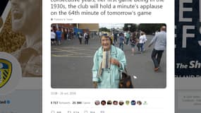 Hommage de Leeds à une supportrice
