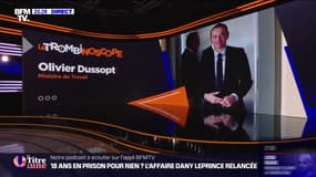 LE TROMBINOSCOPE - Olivier Dussopt sur un siège éjectable