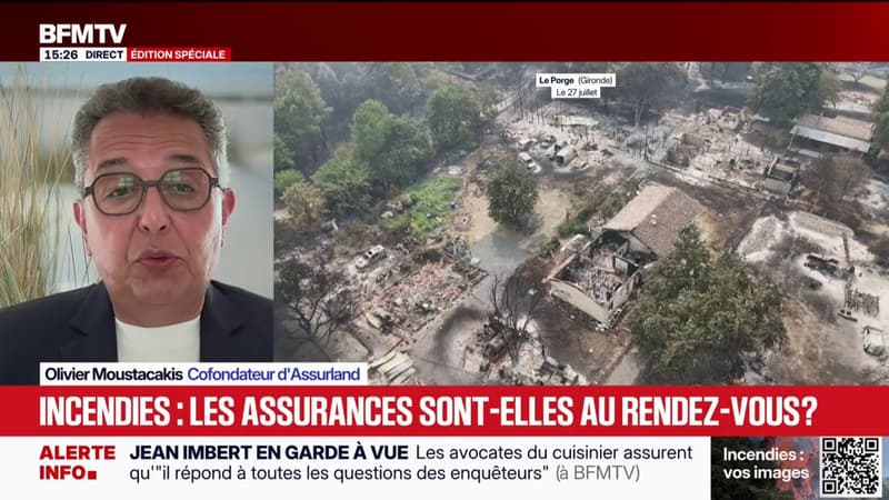 Incendies: "Il faut que l'expert ait fourni les éléments à l'assureur pour qu'il fasse une proposition d'indemnisation et verse le premier acompte"