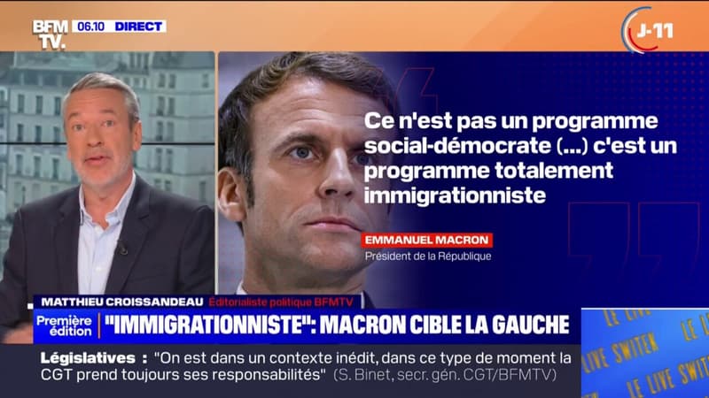Emmanuel Macron dénonce le 