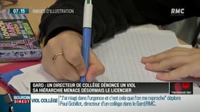 "Ce qui choque l'ensemble de la communauté c'est que dès ma suspension il a été annoncé la fermeture de la classe pour jeunes déscolarisés et son transfert ailleurs"