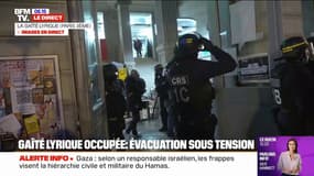 Évacuation de la Gaîté Lyrique: les forces de l'ordre sont entrées dans la salle de spectacle, occupée depuis trois mois 