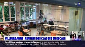  Rentrée des classes en décalé pour les enfants de Villeurbanne