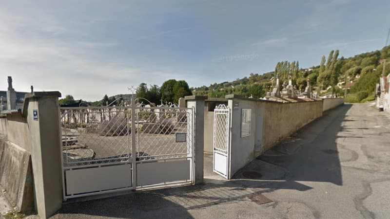 L'entrée du cimetière de La Côte-Saint-André (Isère), en septembre 2018.