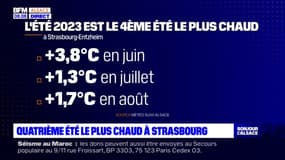 Strasbourg a vécu son quatrième été le plus chaud depuis el début des relevés