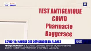 Covid-19: hausse des dépistages en Alsace