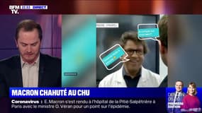Emmanuel Macron chahuté au CHU - 27/02