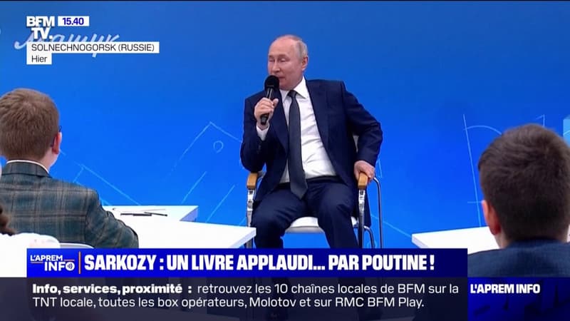 Vladimir Poutine exprime son accord avec un passage du livre de Nicolas Sarkozy sur la hausse de la population en Afrique