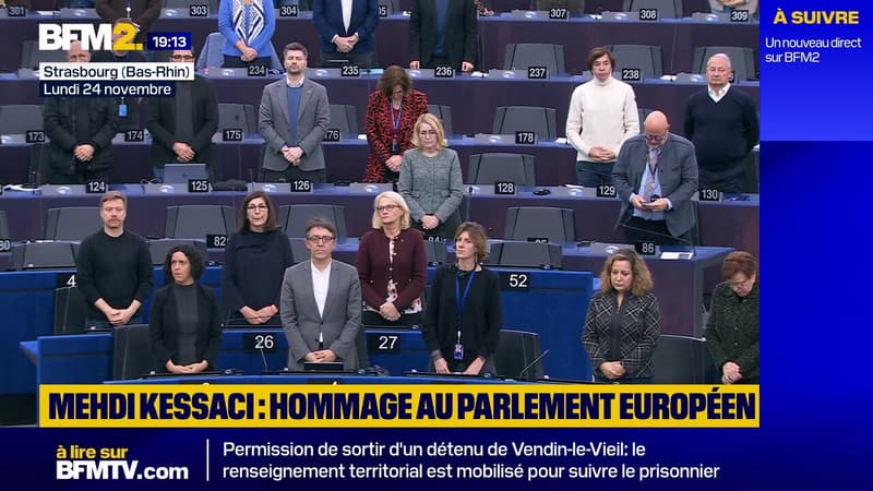 Assassinat de Medhi Kessaci : le Parlement européen observe une minute de silence