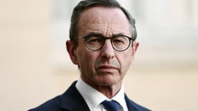 Le ministre de l'Intérieur Bruno Retailleau le 2 juin 2025 à Matignon