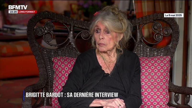 "J'étais une femme très vivante [...] mais j'ai beaucoup râlé aussi": retour sur les confidences de Brigitte Bardot à BFMTV en mai 2025