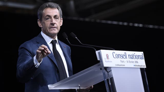 Nicolas Sarkozy, lors du congrès des Républicains, ce week-end.