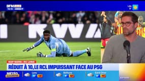 Ligue 1: réduit à 10, le RC Lens a subi face au PSG