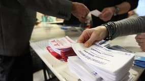 Le décompte des votes à Ortaffa le 22 mars 2015