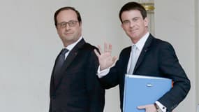 François Hollande et Manuel Valls, le 18 février 2015.