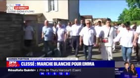 The white march organized for Emma, ​​13, begins in Clessé
