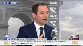 Benoît Hamon dément être intervenu pour "faire embaucher" sa femme chez LVMH