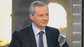 Bruno Le Maire sur le plateau de BFM le 13 novembre 2013.