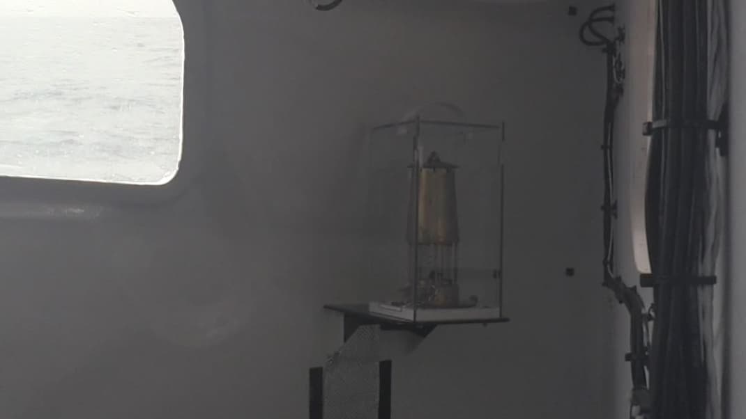 L'emplacement où sera installée la flamme olympique pendant le Relais des Océans