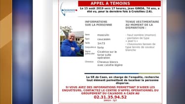 La gendarmerie du Calvados a lancé un appel à témoins.