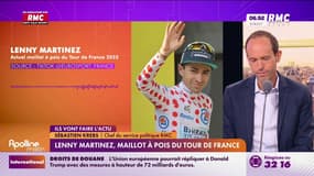 Lenny Martinez, maillot à pois du Tour de France