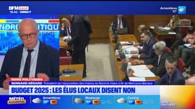Bernard Gérard, président de l'Association des maires du Nord et maire de Marcq-en-Barœul, explique que si le projet de loi de finances passe, des projets seront retardés dans les communes