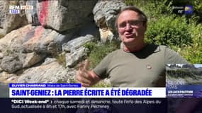 Saint-Geniez: la pierre écrite a été vandalisée 