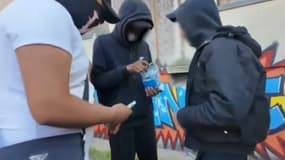 Capture d'une vidéo tournée dans le quartier sensible de Mas de Mingue, à Nîmes, par le youtubeur allemand "Lucky Luke030"