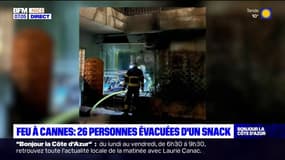 Cannes: un snack s'enflamme, 26 personnes évacuées