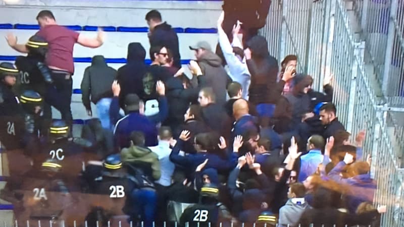 Les supporters nantais au stade d'Ornano ont vu le doublé de Yacine Bammou pour les Canaris. Rien de plus.