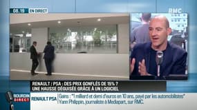 "On voit des documents, des témoignages qui disent qu'il y aurait pu avoir une entente entre Renault et PSA (...) Le logiciel il a les même paramètres le même algorithme des deux cotés"