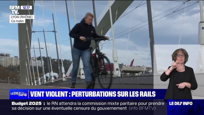 Des vents violents perturbent la circulation et le trafic ferroviaire ce lundi